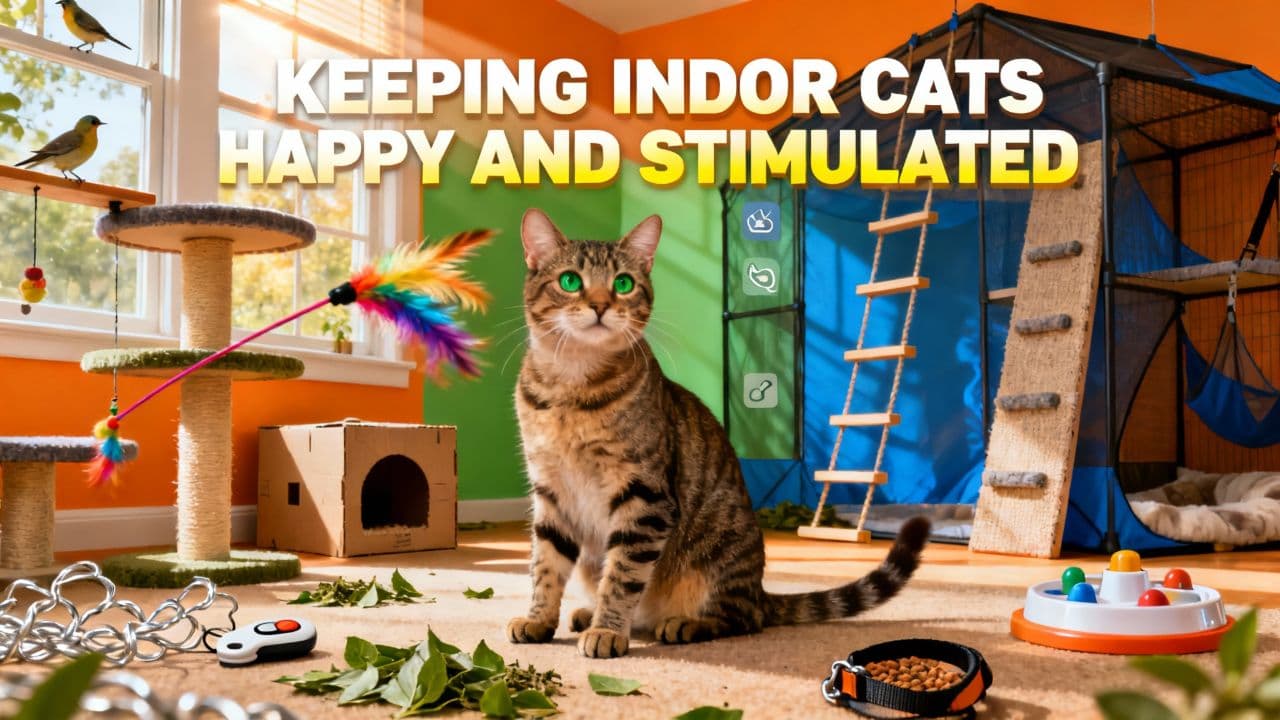 Keeping Indoor Cats Happy and Stimulated