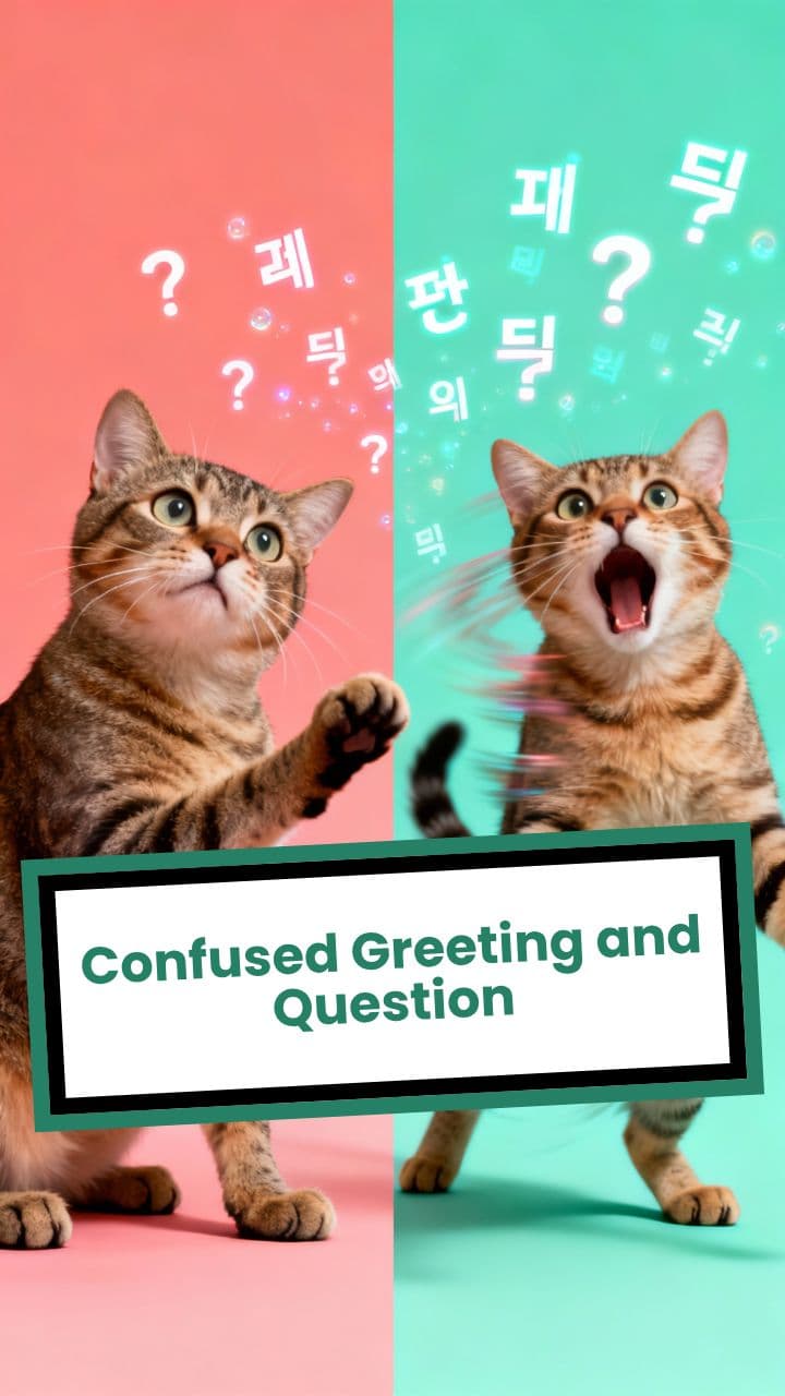 Confused Greeting and Question