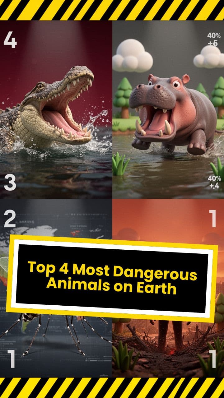 Top 4 Most Dangerous Animals on Earth