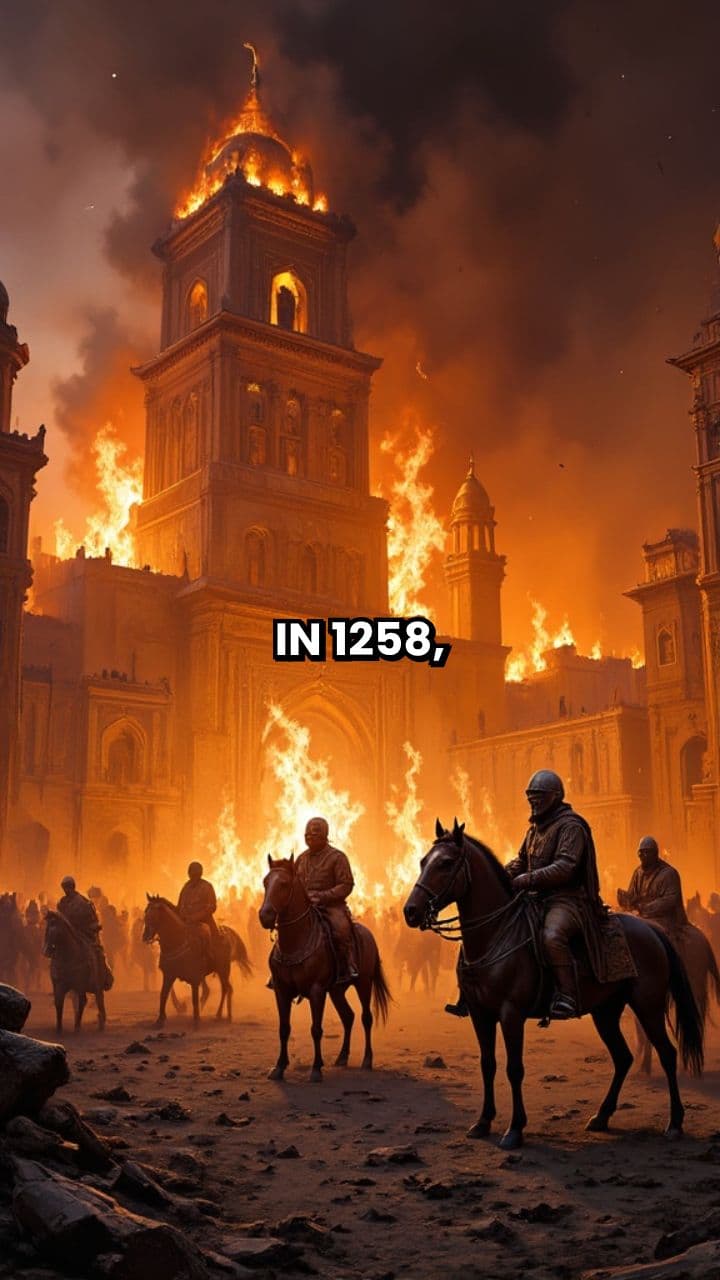 The Destruction of Baghdad's Knowledge