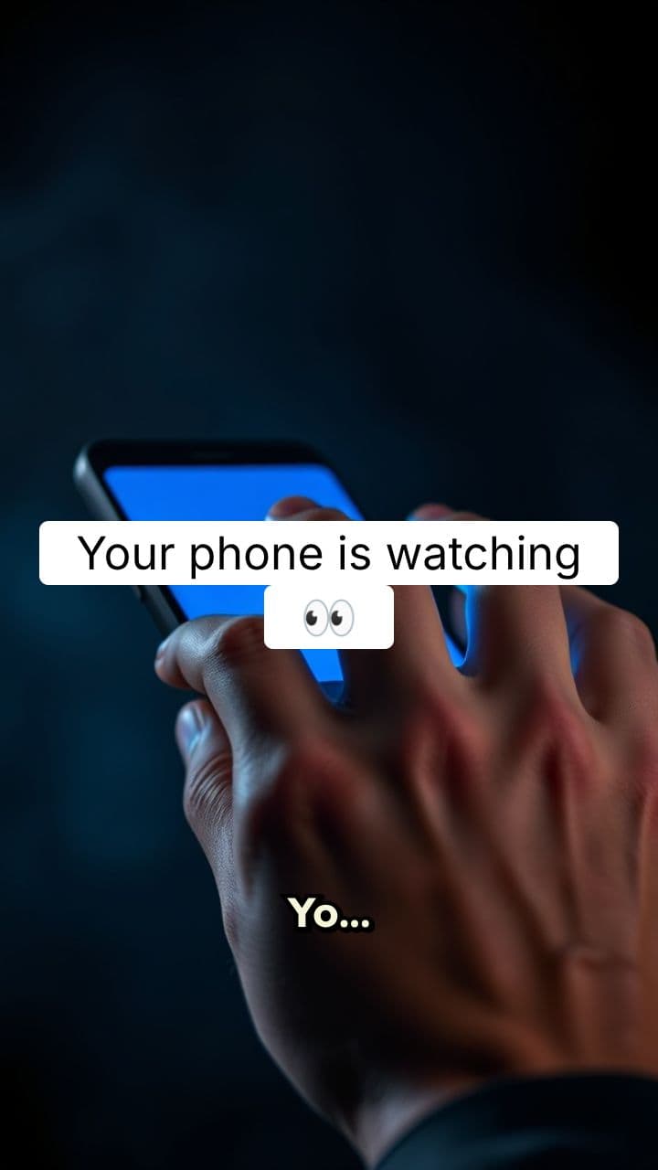 Your Phone is Lowkey Watching You 😳