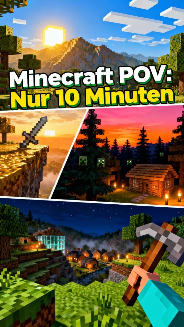 Minecraft POV: Nur 10 Minuten