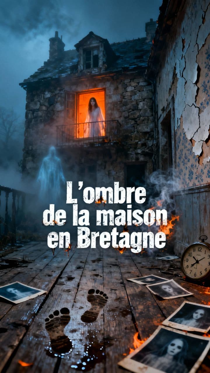 L'ombre de la maison en Bretagne
