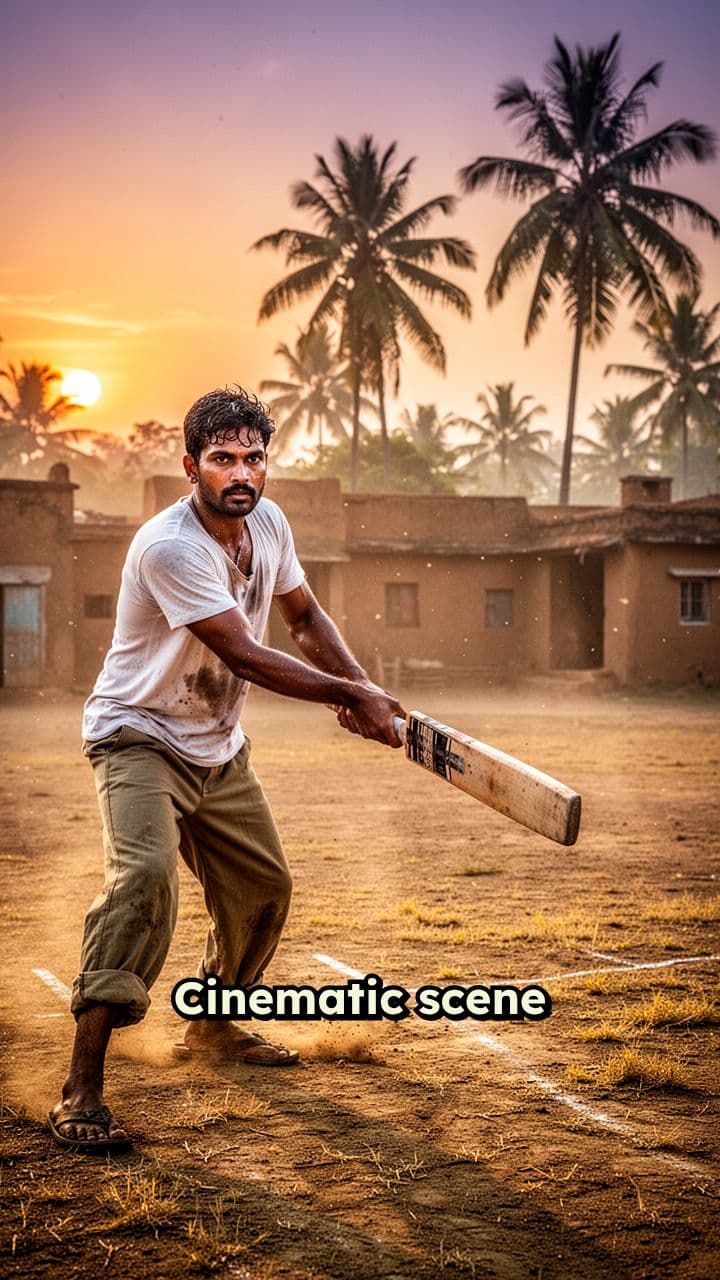 Golden Hour Village Cricket