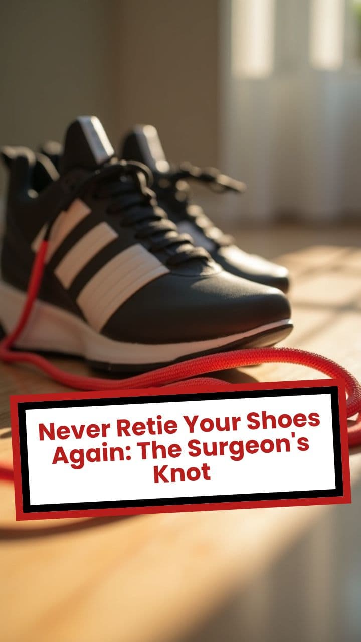 Never Retie Your Shoes Again: The Surgeon's Knot