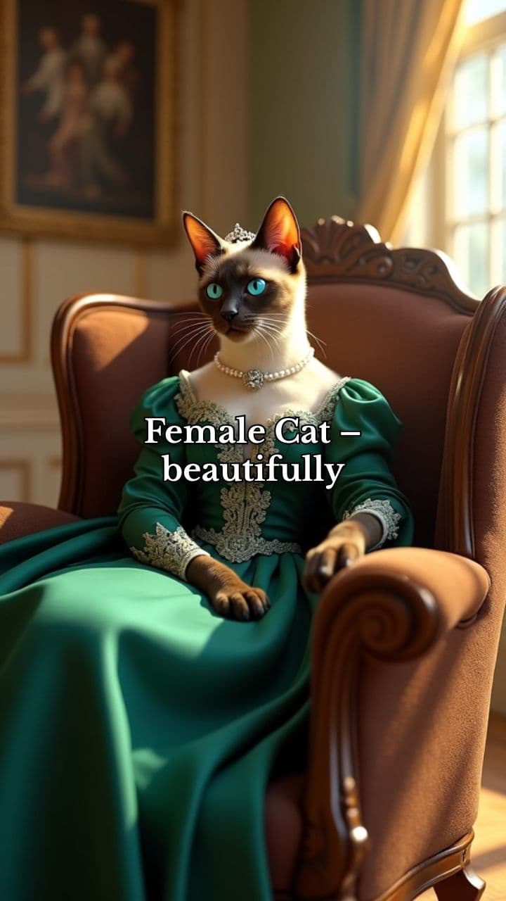 Elegant Female Cat of Charm