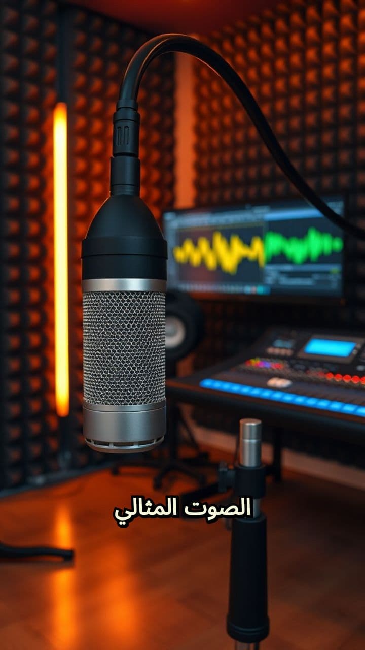 الصوت الاحترافي سر المحتوى المؤثر