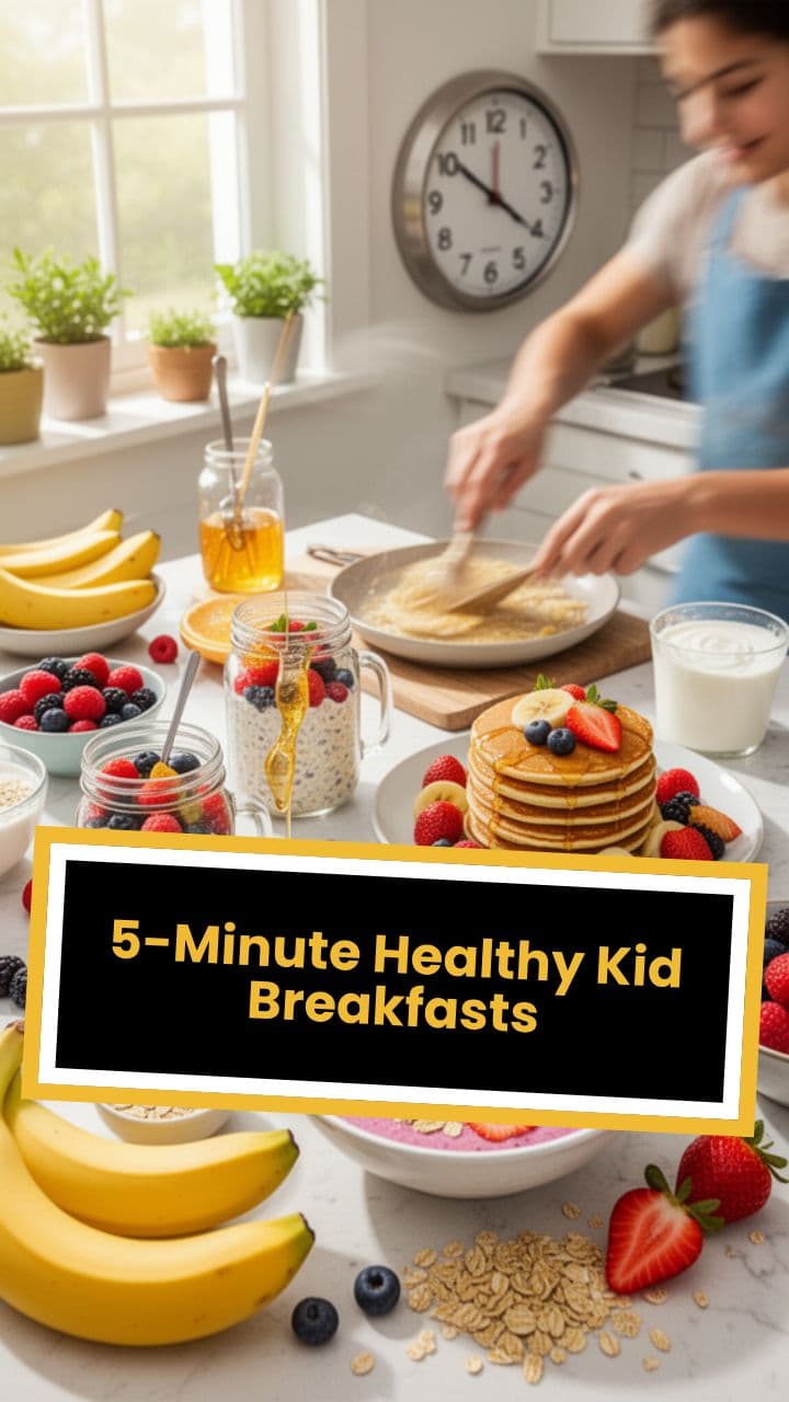 5-Minute Healthy Kid Breakfasts