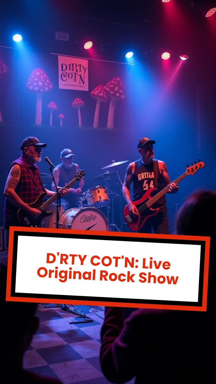 D'RTY COT'N: Live Original Rock Show