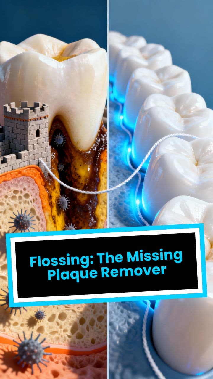 Flossing: The Missing Plaque Remover