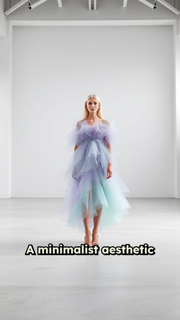 Dreamy Pastel Couture Runway