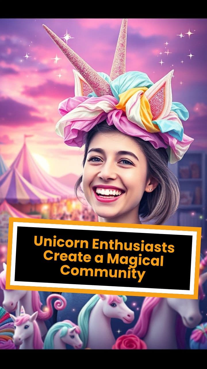 Unicorn Enthusiasts Create a Magical Community