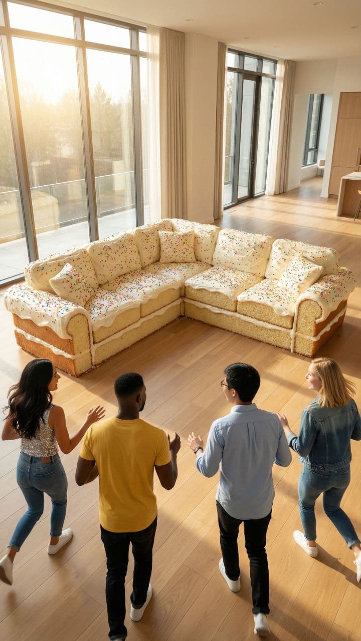The Birthday Cake Sofa