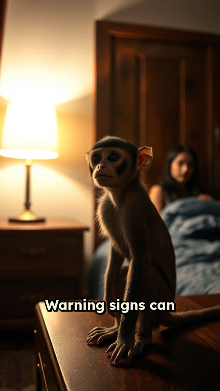 Monkey’s Screams Save Owner From Fire