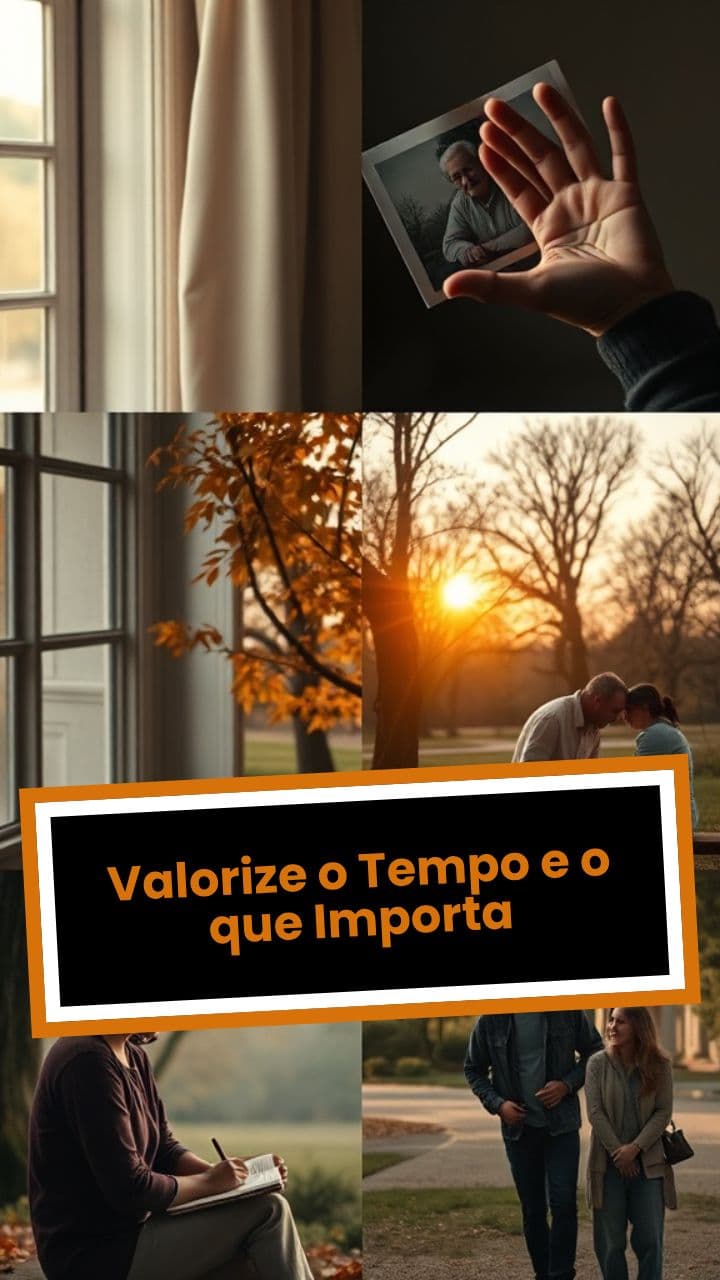 Valorize o Tempo e o que Importa