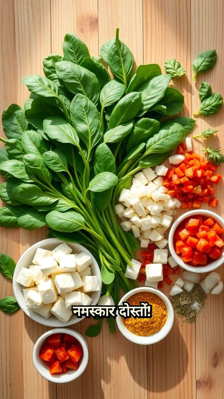 स्वादिष्ट पलक पनीर रेसिपी