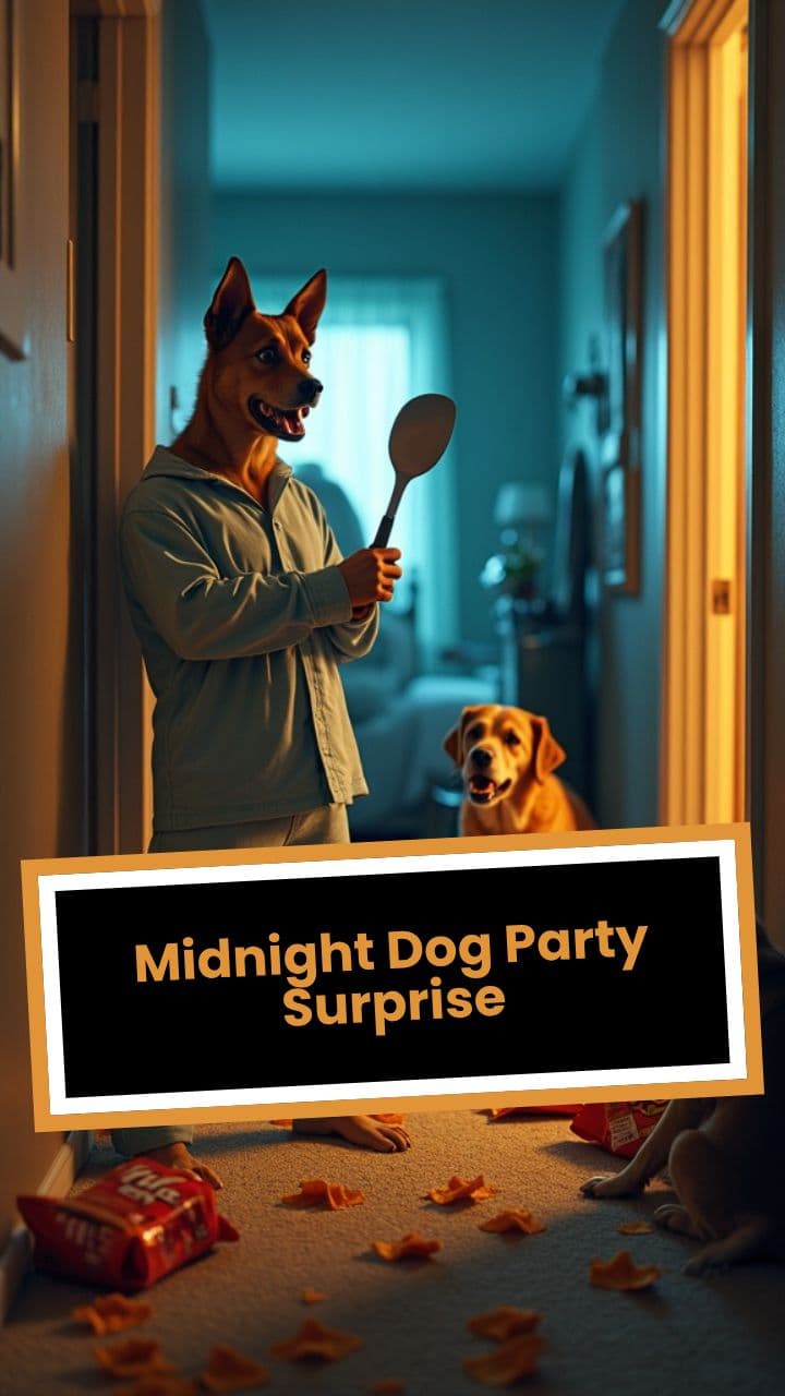 Midnight Dog Party Surprise