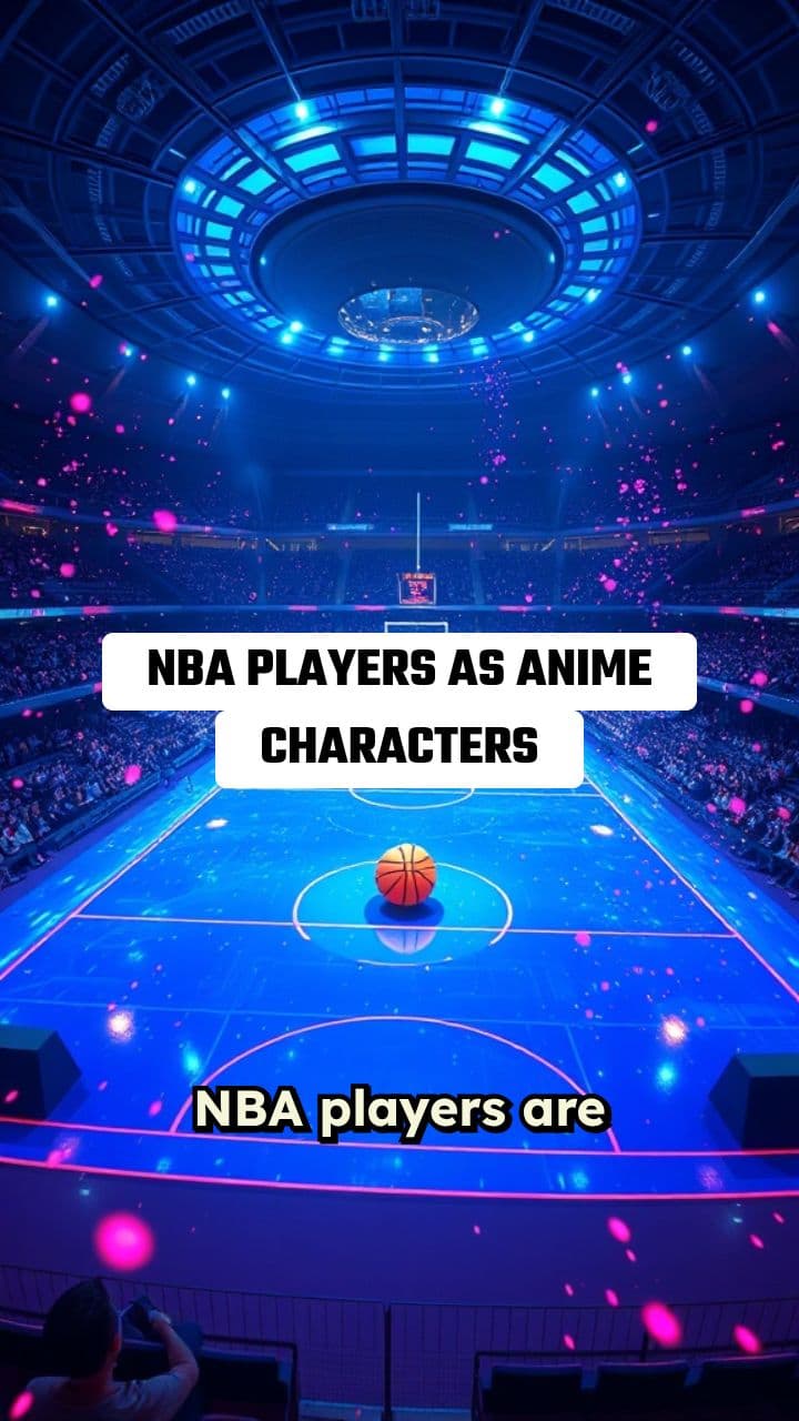 NBA Players as Anime Characters