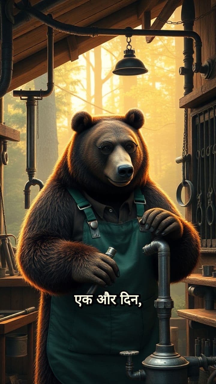 जंगल में भोलू की वर्कशॉप