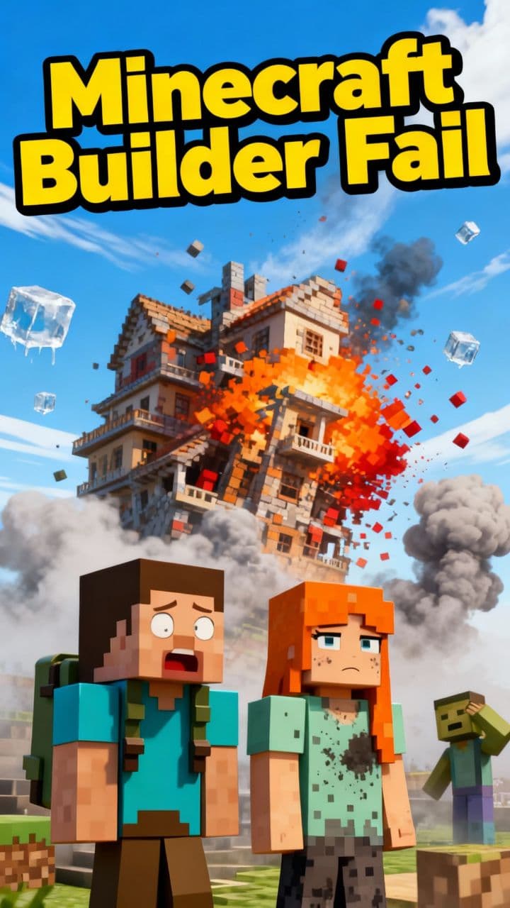 Minecraft Builder Fail