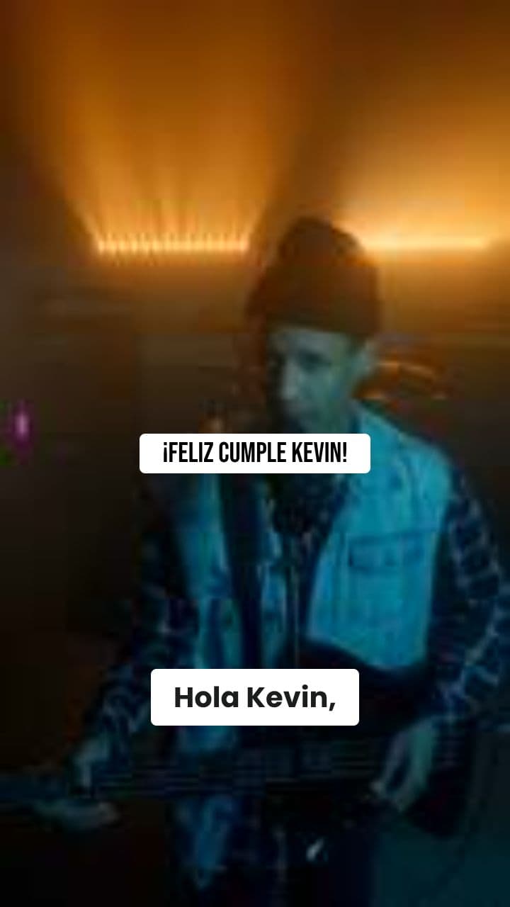 Saludo Rockero para Kevin