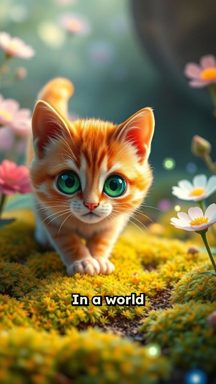 Whiskers' Magical Garden Adventure
