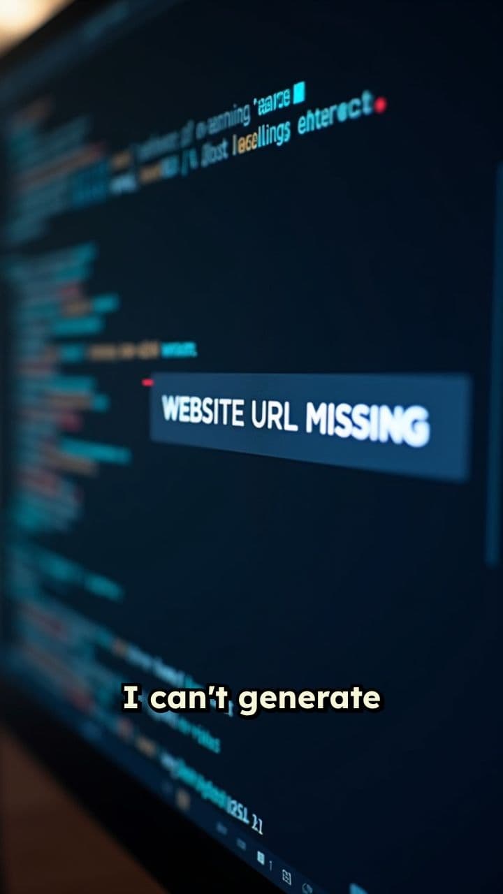 Missing Website URL