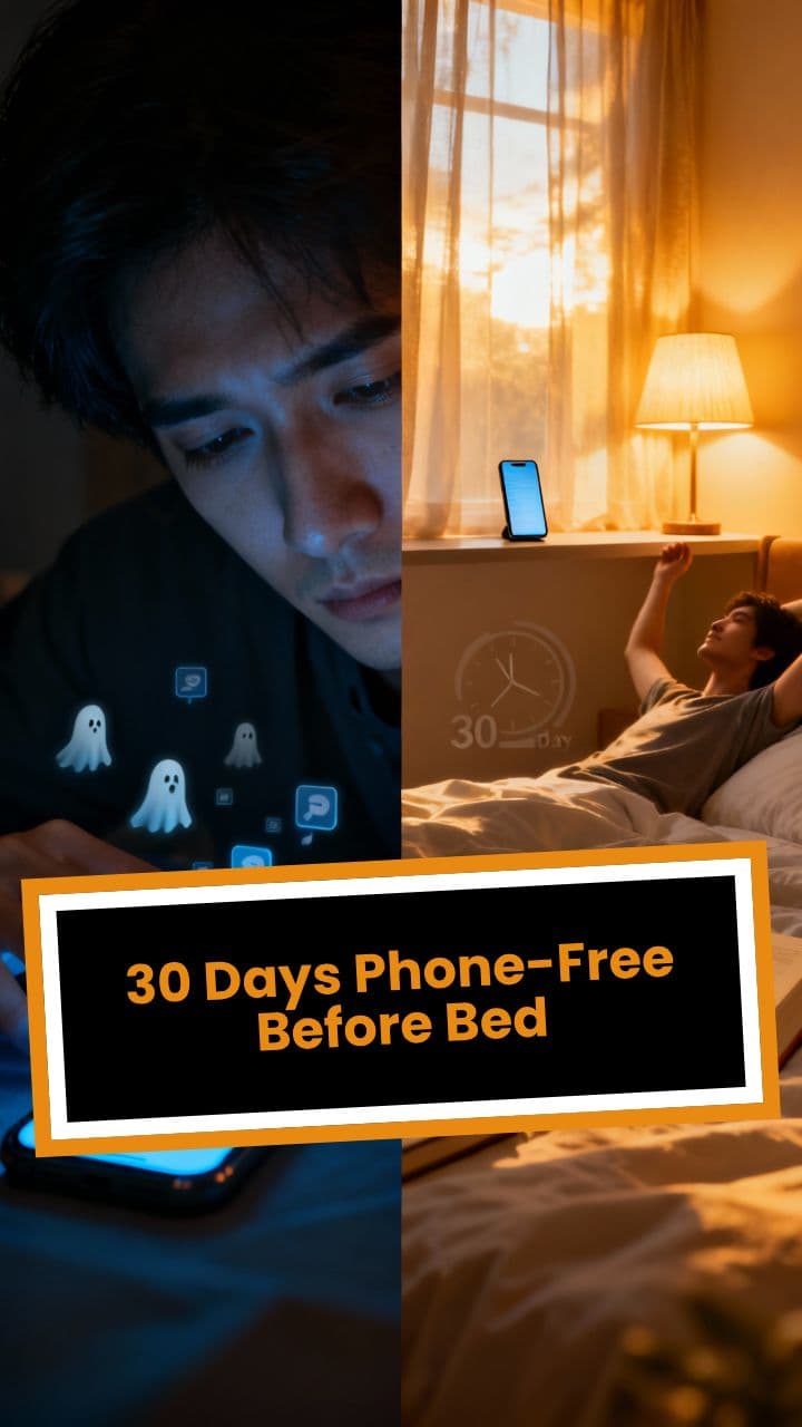 30 Days Phone-Free Before Bed