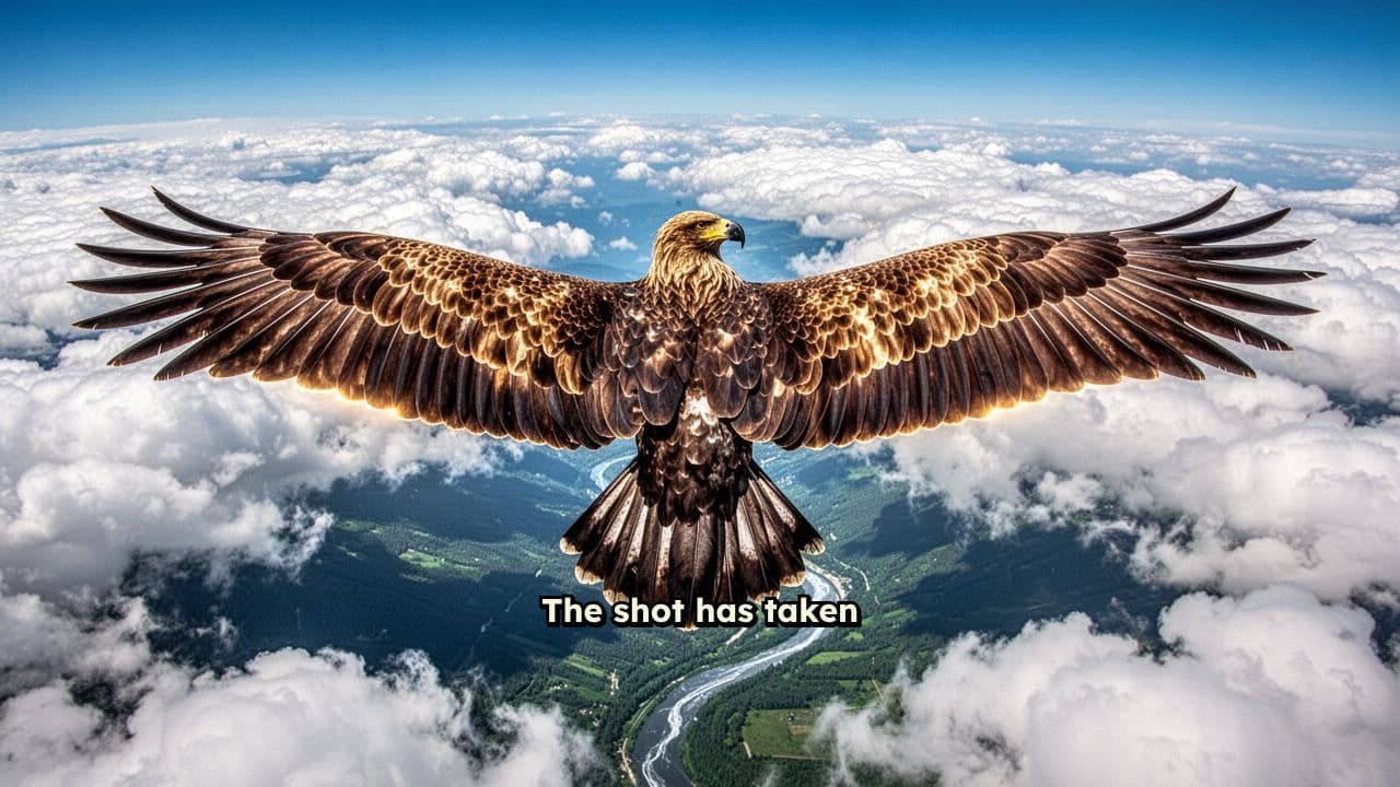 Eagle Over Ancient Indian Meditation