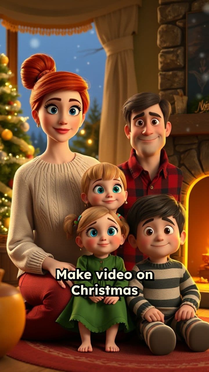 Christmas Poem Video with Family