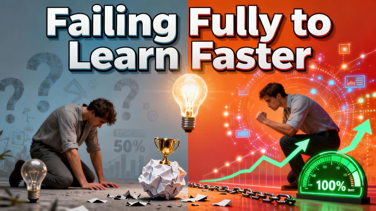Failing Fully to Learn Faster