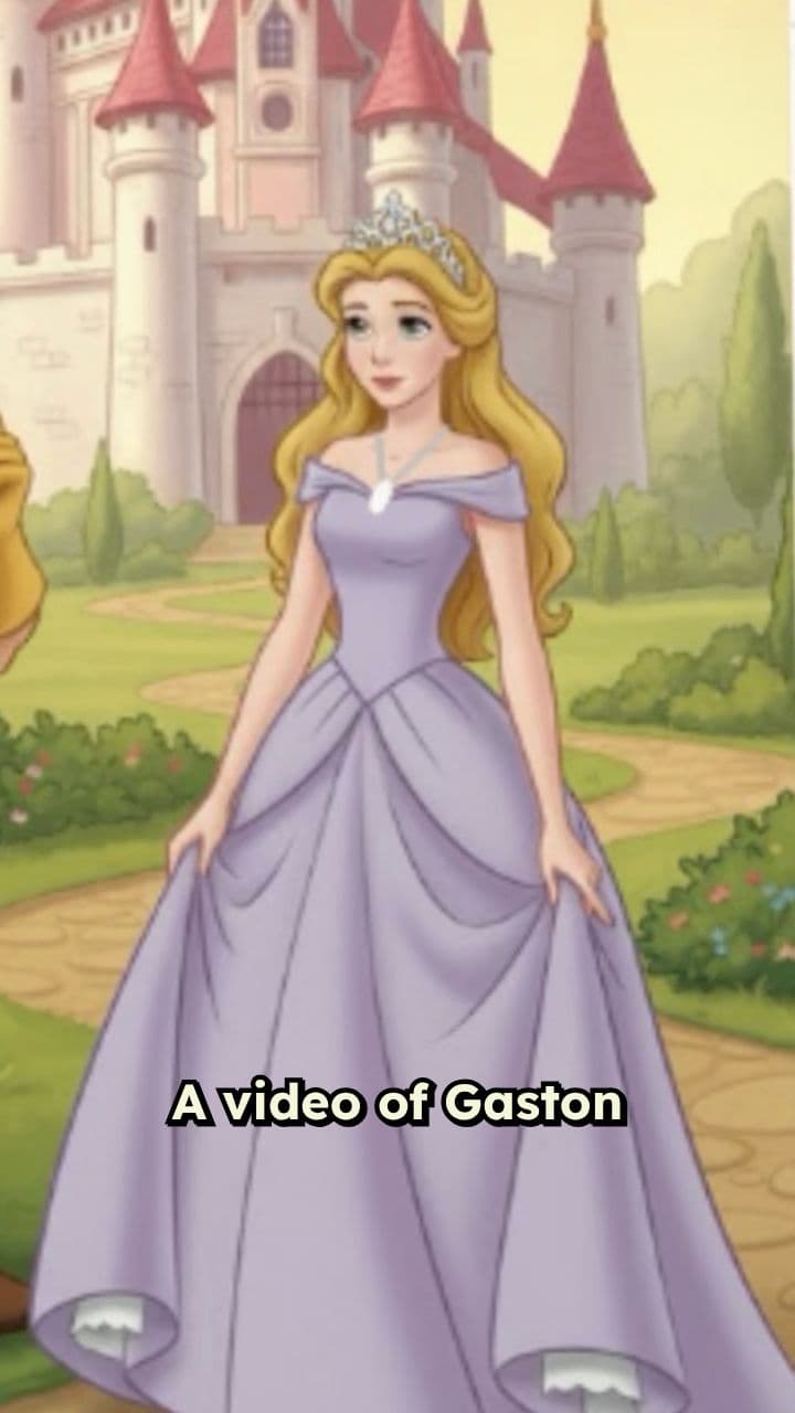 Gaston Teaches Beth Archery