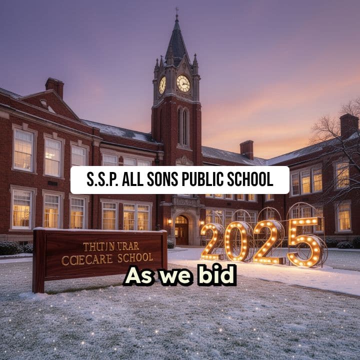 S.S.P. All Sons Public School New Year 2026 Greeting