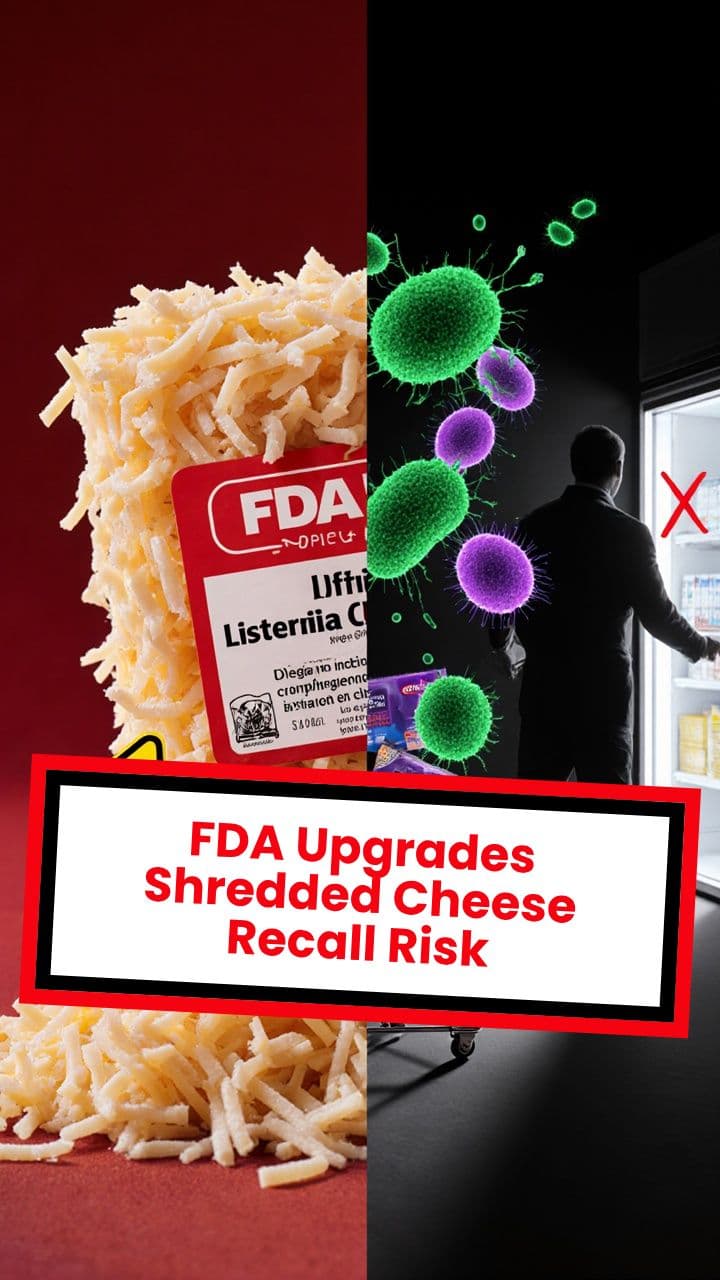 FDA Upgrades Shredded Cheese Recall Risk