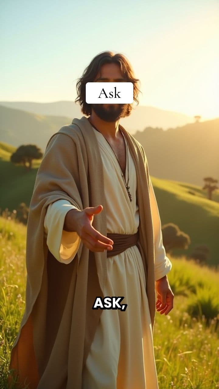 Matthew 7:7 - Ask, Seek, Knock