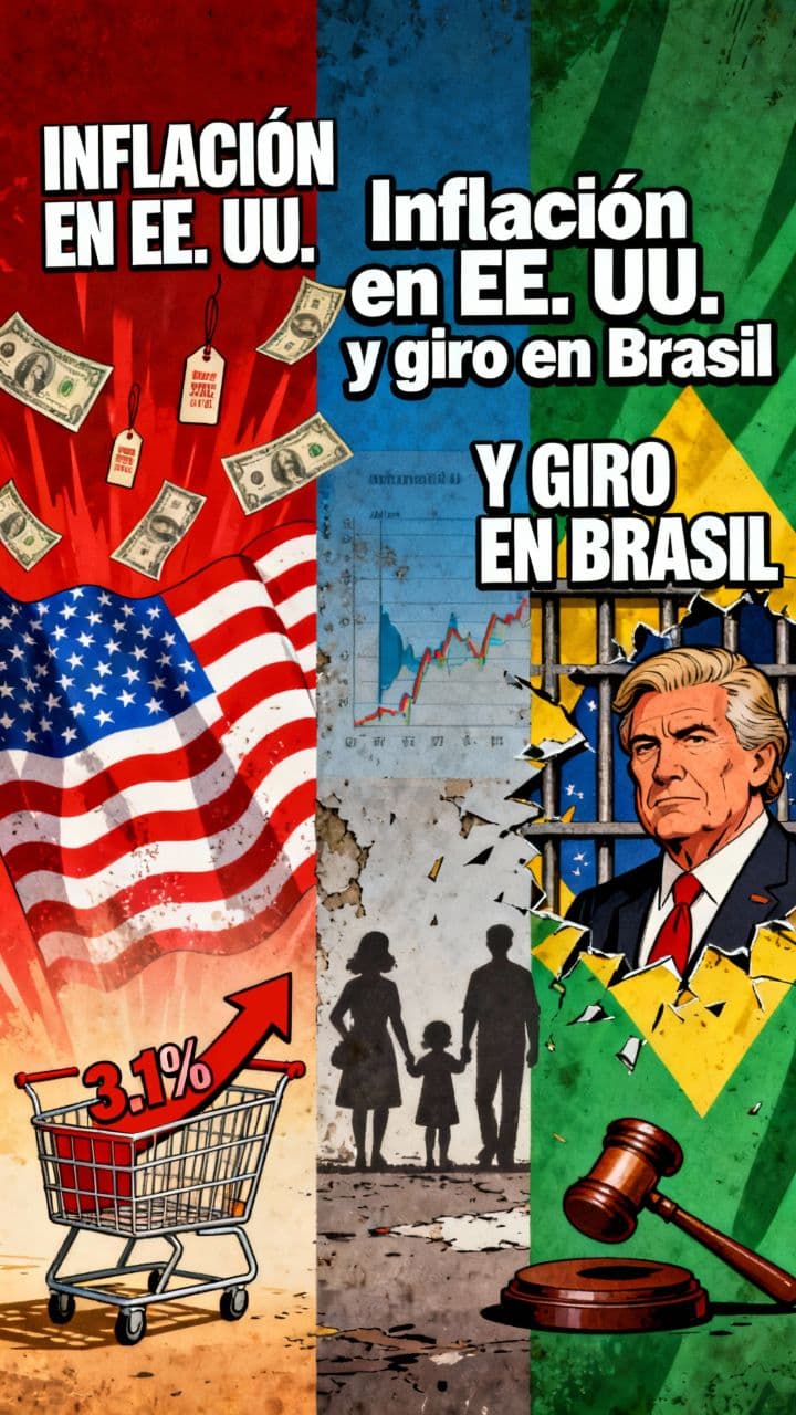 Inflación en EE. UU. y giro en Brasil
