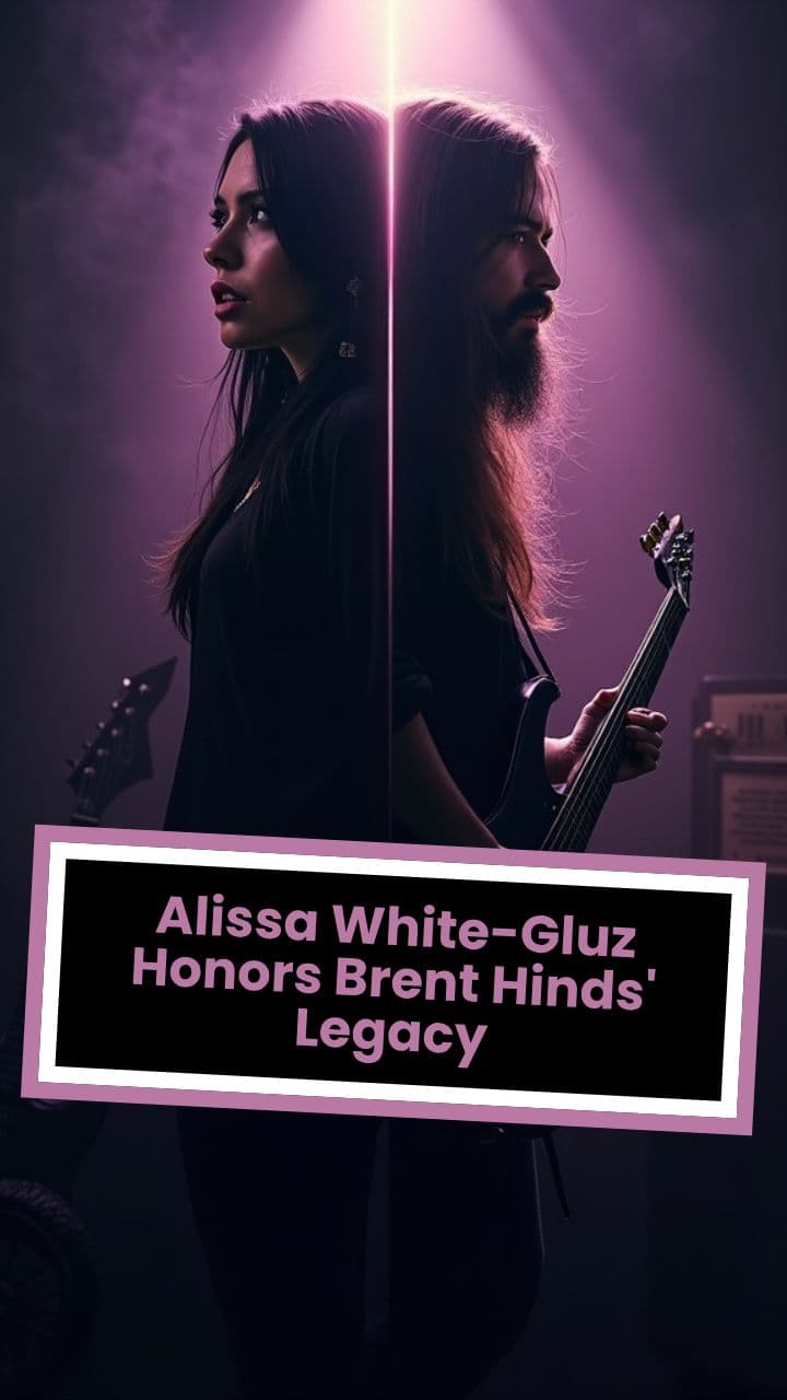 Alissa White-Gluz Honors Brent Hinds' Legacy