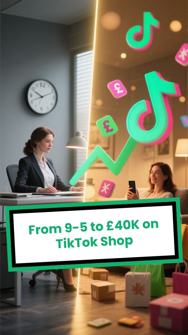 From 9-5 to £40K on TikTok Shop