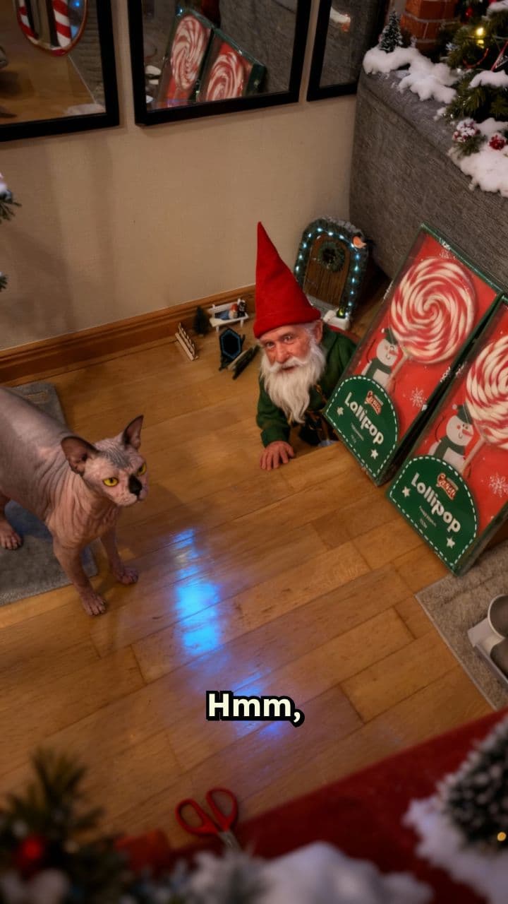 Tomtenisse och Katten: En Juljakt