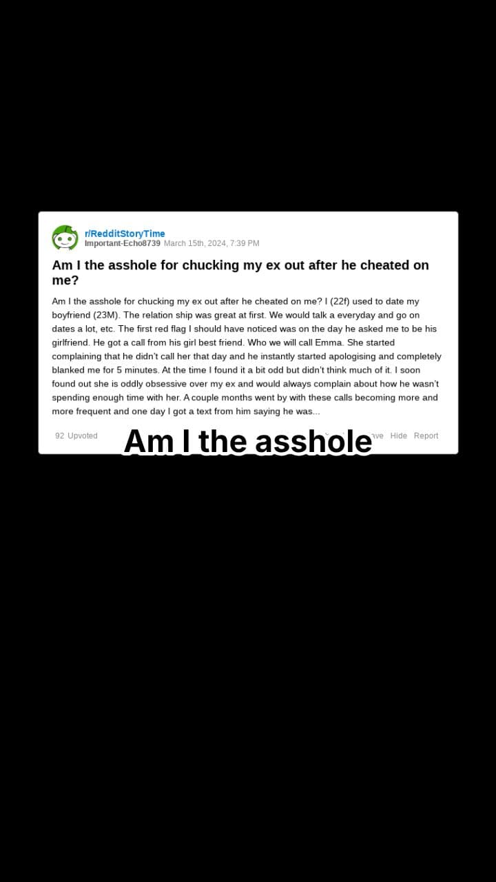 Kicked Out Cheating Ex Boyfriend