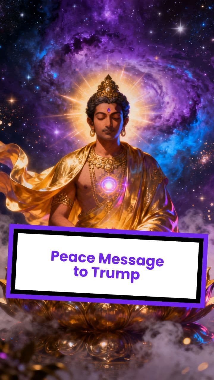 Peace Message to Trump