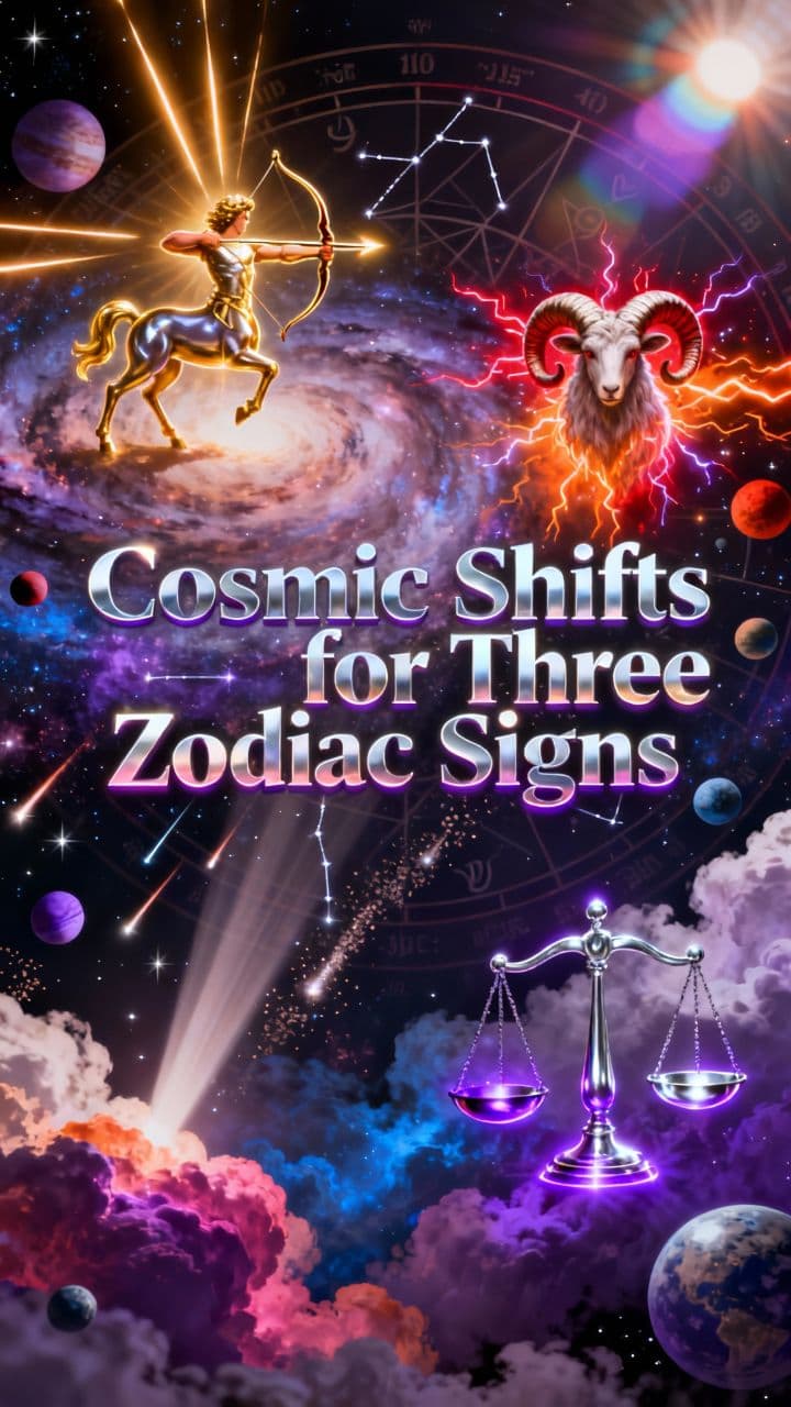 Cosmic Shifts for Three Zodiac Signs