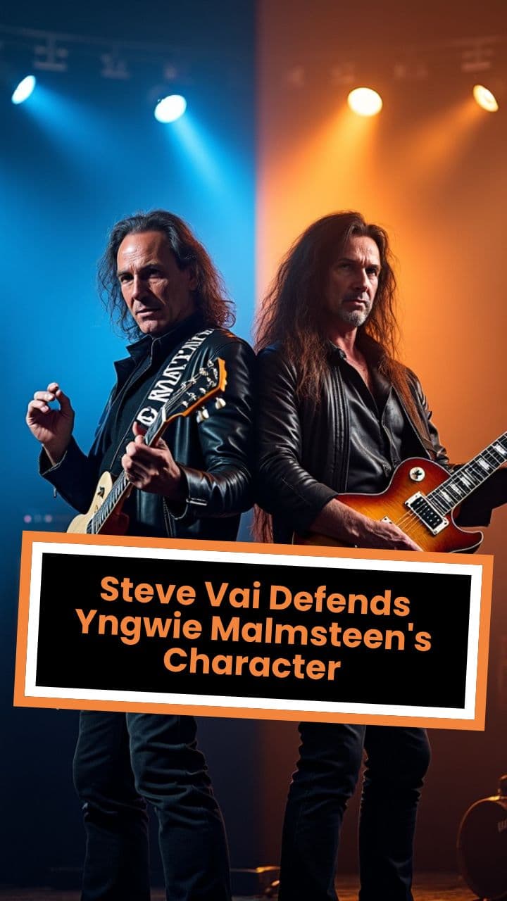 Steve Vai Defends Yngwie Malmsteen's Character