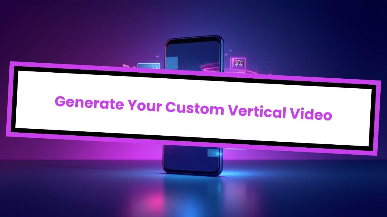 Generate Your Custom Vertical Video