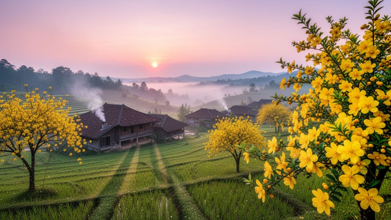 Tết Về Bên Gia Đình Bình An