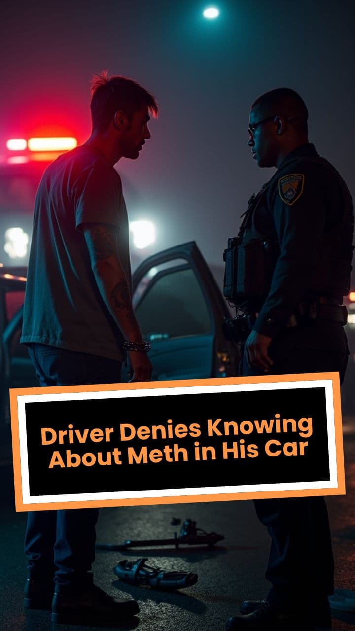Driver Denies Knowing About Meth in His Car