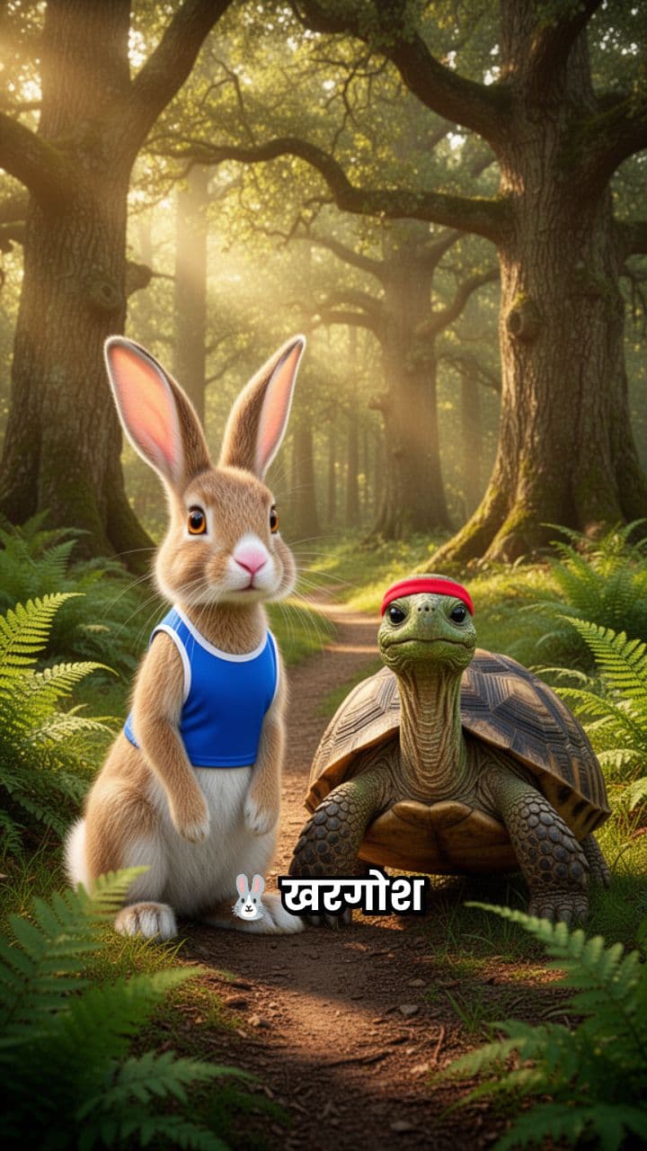 खरगोश और कछुए की दौड़