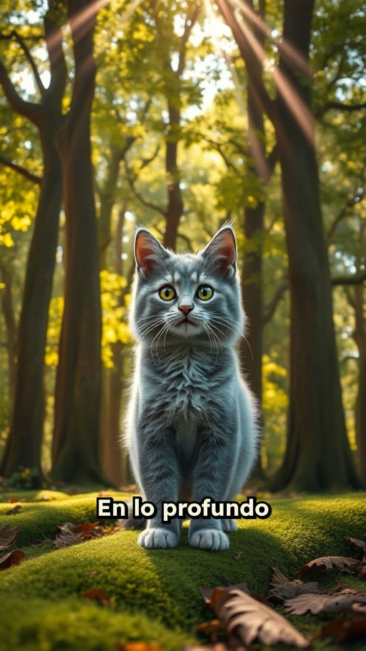 Aventura del Gato Gris en el Bosque