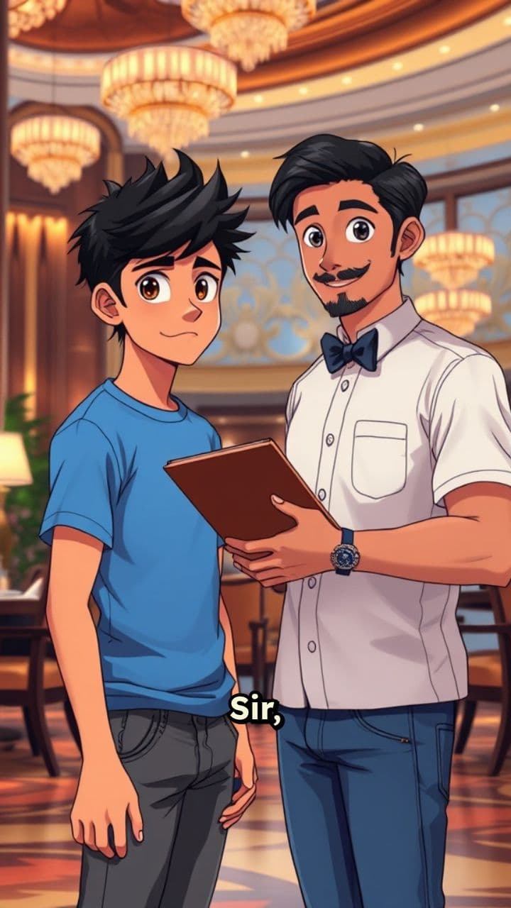 मुन्ना पहली बार होटल गया