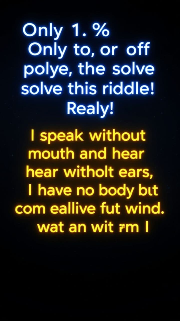 Can You Solve This Riddle?